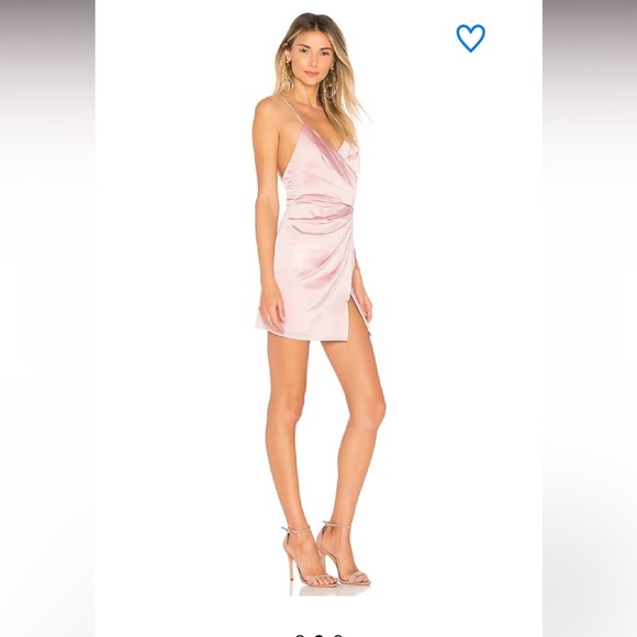 SUPERDOWN Kimora Satin Pleated Dress - Picture 2 of 9